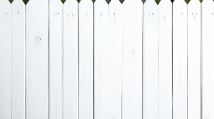 Fototapeta premium White fence, close-up isolated view