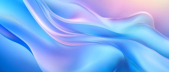 Fototapeta premium Abstract cold color and gradients waves texture background panorama banner for web design backdrop wallpaper illustration