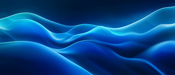 Obraz premium Abstract cold color and gradients waves texture background panorama banner for web design backdrop wallpaper illustration