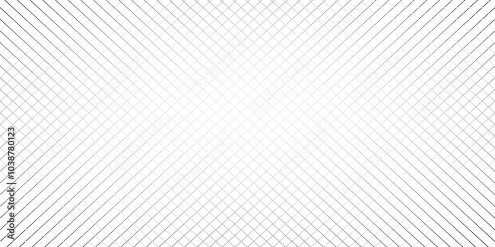 Poster Diagonal lines background, seamless repeatable texture, rows of slanted gray lines, stripes grid, mesh pattern with dashes, minimal background