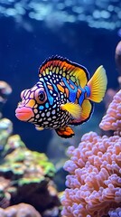 Vibrant Tropical Fish in Coral Reef - Underwater Photography