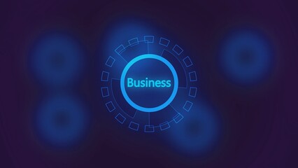 2d rendering Stock market online business concept.