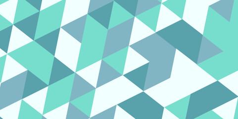 Triangular Geometric Seamless Pattern. Polygon background illustration vector design. Abstract color Low-Polygones Generative Art background illustration. Vector seamless geometric polygon pattern.