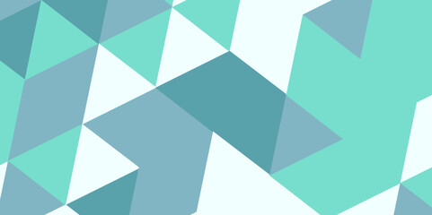 Obraz premium Triangular Geometric Seamless Pattern. Polygon background illustration vector design. Abstract color Low-Polygones Generative Art background illustration. Vector seamless geometric polygon pattern.