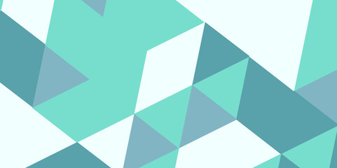Obraz premium Triangular Geometric Seamless Pattern. Polygon background illustration vector design. Abstract color Low-Polygones Generative Art background illustration. Vector seamless geometric polygon pattern.