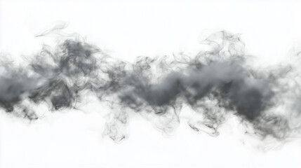 Fototapeta premium Abstract representation of swirling smoke on a light background, showcasing movement and texture