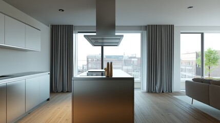 Fototapeta premium Modern Kitchen Interior Design