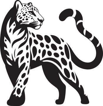 Cheetah vector illustration design