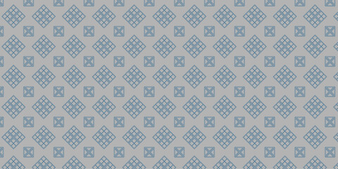 Seamless pattern design with geometric shape | Modern geometric pattern design for texture, banner, presentation, web, flyer, futuristic | Sky color vector pattern design with square and triangle