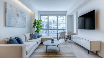 Fototapeta premium Modern Living Room Interior Design