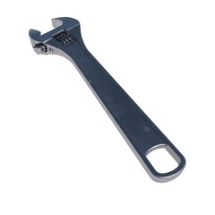 Adjustable wrench on a white background. Construction tool. 3d rendering.