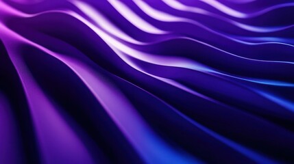 Obraz premium Abstract Purple and Blue Waves