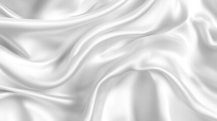 Obraz premium White Satin Drapes