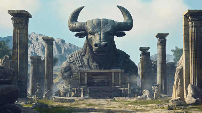 Baal, a god from the Bible mentioned in the Old Testament, is a god of the Canaanites and Canaanite religion. Baal is the god of fertility, storms, and thunder, often depicted as half man, half bull.