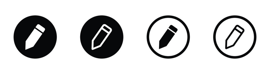Edit pen vector icon. Create modify pen sign button. Pencil vector icon design. Sign up icon