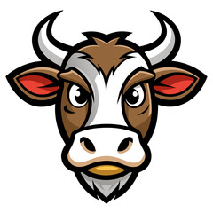cow with horns