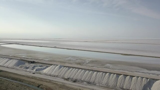 Lake Tuz G&ouml;l&uuml; in Sereflikochisar Turkey