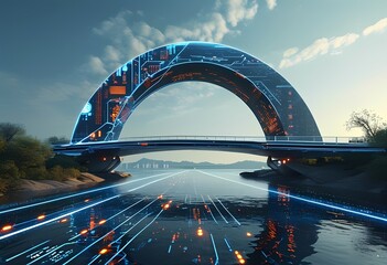 Obraz premium digital teamwork