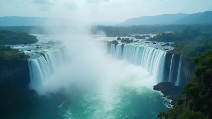 Fototapeta premium falls in the morning