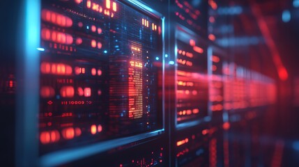 Obraz premium Security in virtual bank or online banking, providing customers with digital financial 