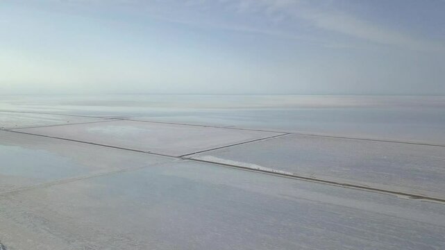 Lake Tuz G&ouml;l&uuml; in Sereflikochisar Turkey