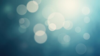 Dreamy Soft-Focus Bokeh Background in Cool Tones
