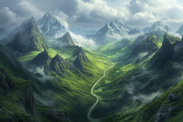 mountains in the mountains