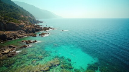 Obraz premium view from the sea