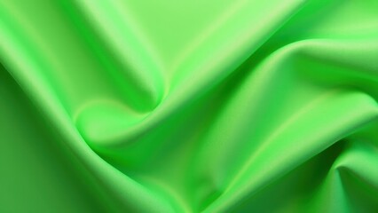 Obraz premium Bold Smooth Green Fabric Texture for Design Projects