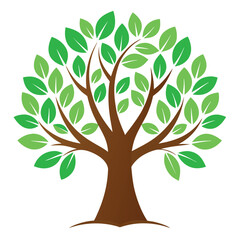 Obraz premium Tree Growth Logo Icon Eco Friendly Nature and Sustainability Vector for Environmental Design