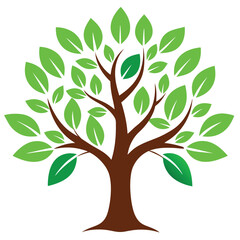 Tree Growth Logo Icon Eco Friendly Nature and Sustainability Vector for Environmental Design