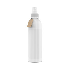 Isolated Spray Bottle with a Cap White Background