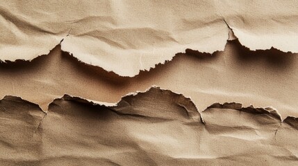 close up reveals intricate details of torn paper edges highlighting the rich textures and shadows that create a visually engaging backdrop for design projects.