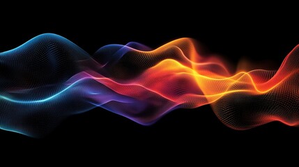 Obraz premium Colorful graph depicts dynamic trends in the stock market 