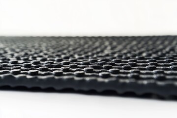 Fototapeta premium Dark rubber mat on light backdrop