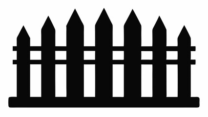 Black Flat Barrier Design Vector Illustration