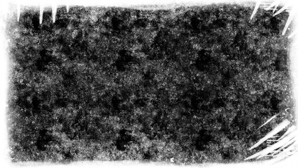 Obraz premium clipping mask grungy distressed large rectangle paint brush stains ink splashes for frame banner label text box or other art design 