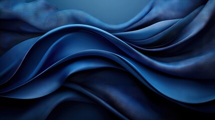 Obraz premium Blue background with wavy lines, blue background with blue stripes, blue background with blue gradient, blue background with blue pattern, or blue background with blue wave