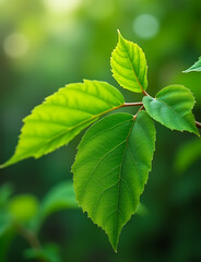 Fototapeta premium Moringa leaves are closely examined for their unique nutritional properties and potential health benefits in scientific research.