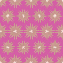 Vector abstract seamless simple floral pattern. Flower pattern. Spring pattern. Pattern for textiles or for cover. Wallpaper. Hand drawn.