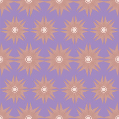 Vector abstract seamless simple floral pattern. Flower pattern. Spring pattern. Pattern for textiles or for cover. Wallpaper. Hand drawn.