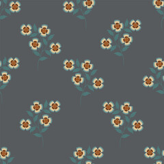 Abstract elegance pattern with floral background.