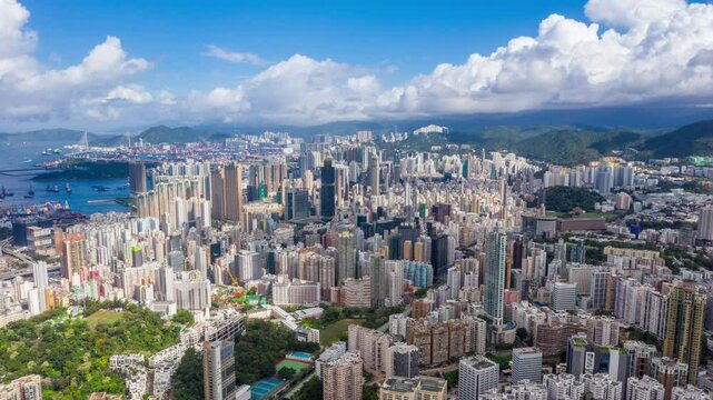 Hong Kong Cityscape from above