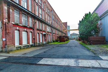 Nantes city on Loire River in west part of France close to atlantic ocean