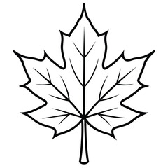 Natural maple tree silhouette vector art, ideal for nature-themed designs, landscapes, and eco-friendly branding projects. Perfect for creative and modern visuals.