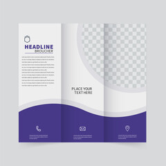 Brochure design. brochure template. creative tri-fold. trend brochure.