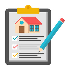 Premium download icon of property list

