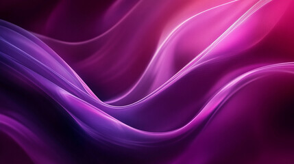 Obraz premium Swirling waves of purple and pink light create an abstract backdrop for creative design work