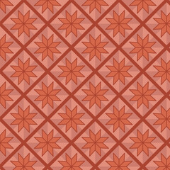 modern geometric pattern featuring eight-pointed stars.