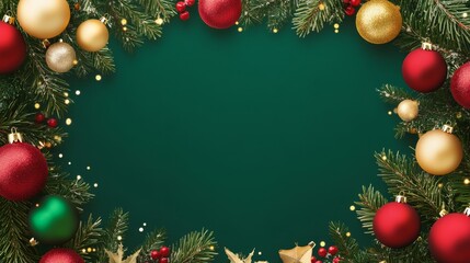 Christmas background with copy space